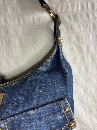 Bolso Guess Vintage denim y2k Azul y Dorado