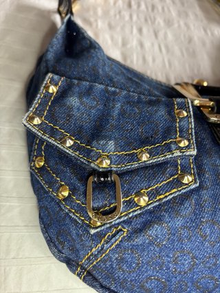 Bolso Guess Vintage denim y2k Azul y Dorado