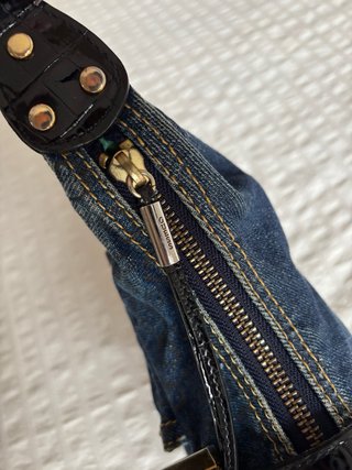 Bolso Guess Vintage denim y2k Azul y Dorado