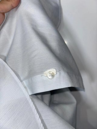 Camisa Emporio Armani Manga Larga Blanca