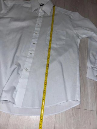 Camisa Emporio Armani Manga Larga Blanca