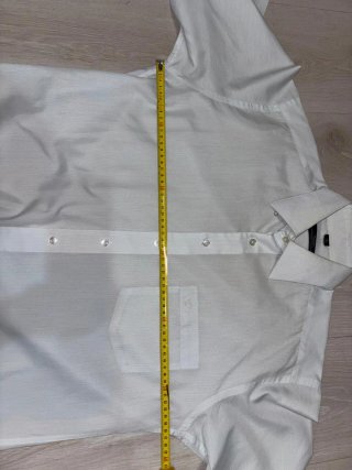 Camisa Emporio Armani Manga Larga Blanca