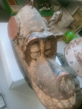 Maschera tribale Baule metà del XX secolo