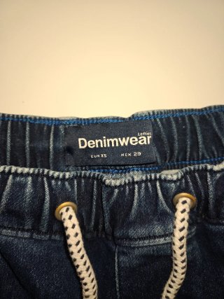 Bermuda Denimwear Jogger Azul Talla XS