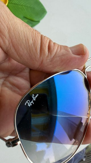 Gafas de sol Ray-Ban Aviator Azul/Plata
