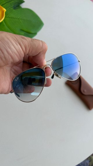 Gafas de sol Ray-Ban Aviator Azul/Plata