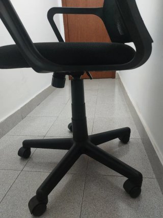 Sillón de oficina/estudio negro