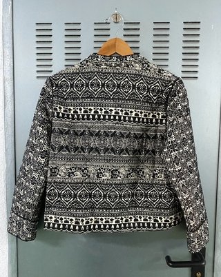 Chaqueta bomber tintoretto estampada geometrico