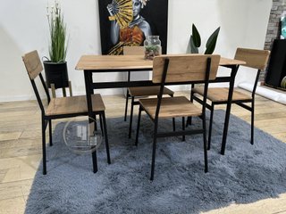 MESA CON 4 SILLAS