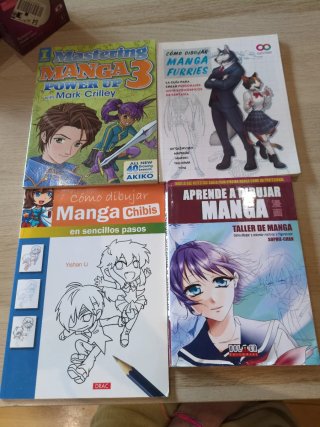 4 libros de dibujar manga