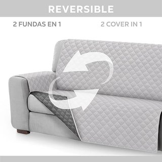 Funda Sofá Malu 3 Plazas Gris Claro