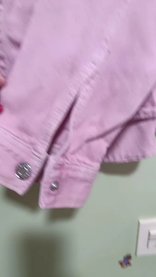 Casaca tejana rosa Mango Talla M