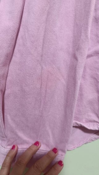 Casaca tejana rosa Mango Talla M