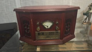 Radio vintage vinilo cd