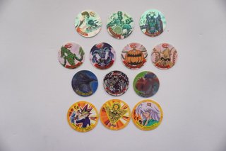 Lote 13 Tazos Yu-Gi-Oh Vintage Matutano