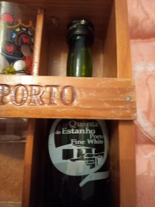 Set Vino Oporto Portugal con Bicchiere