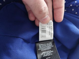 Vestido azul lunares - Pepe Jeans Talla S