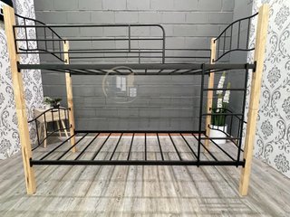 Litera Doble Cama de Madera y Metal 90x190cm
