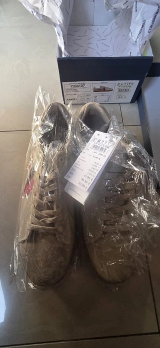 Zapatillas Springfield Beige/Roja Talla 46