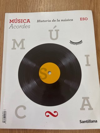 Libro Música Acordes Historia de la Música ESO