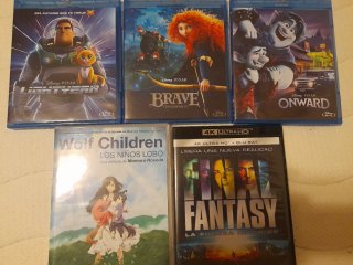 Pack 4 Películas Animación Blu-ray