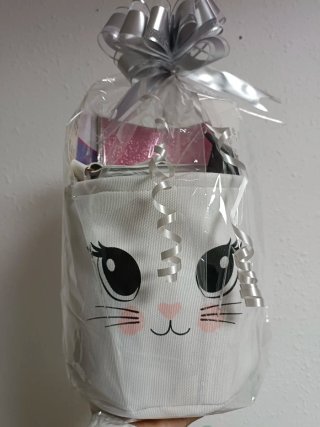 Cesta Regalo Corazón Niña, cesta organizador de te
