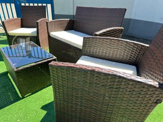 CONJUNTO DE TERRAZA MARRON