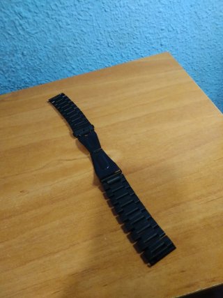 Correa de reloj negra