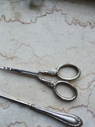 Antico set manicure in argento