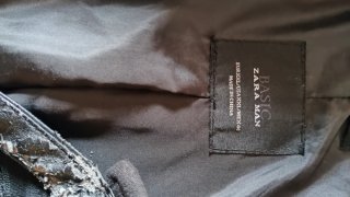 Chaqueta Zara Negra Hombre