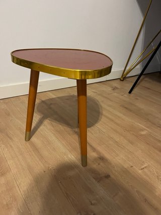 Mesita auxiliar vintage triangular