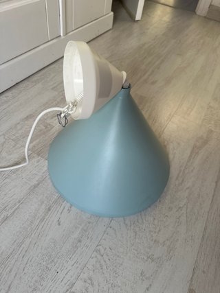 Lámpara colgante cónica verde claro