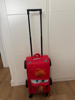Valigia per bambini Rayo McQueen con ruote Disney