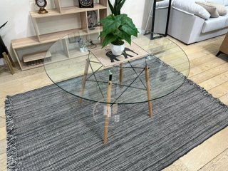 Mesa circular de cristal NUEVA