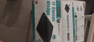 Cojín Ortopédico Coxis/Espalda Negro/Gris