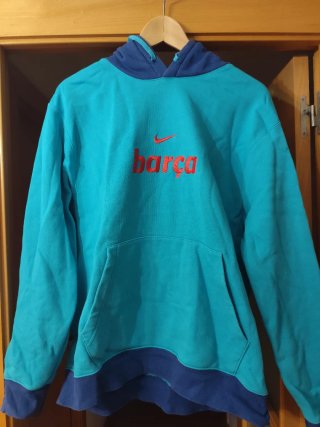 Sudadera Nike FC Barcelona Azul/Turquesa