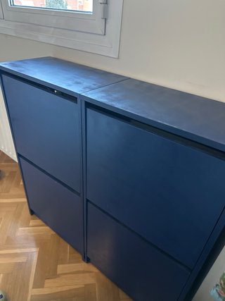 Zapatero Doble Azul Ikea Bissa