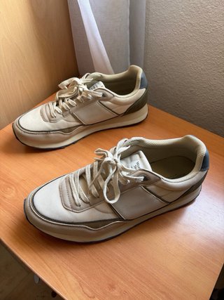 Zapatillas Bambas beige casual Lefties (Talla 44)