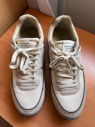 Zapatillas Bambas beige casual Lefties (Talla 44)