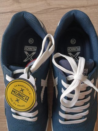 Zapatillas Munich Talla 39 Azul Marino