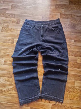 Pantalones oversize negros Talla M