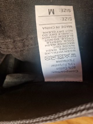 Pantalones oversize negros Talla M