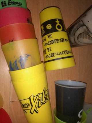 Lote 35 Vasos de plástico NUEVO