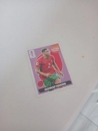 Carta Panini Extra Sticker Achraf Hakimi mundial