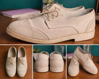Zapatos Oxford Ante Beige Hombre