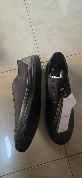 Zapatillas lona Springfield negras