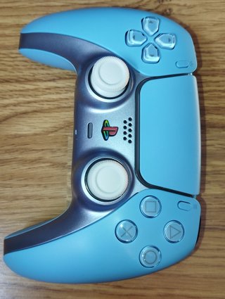 Con MAGNETICOS Mando PS5 Sony Azul Plateado