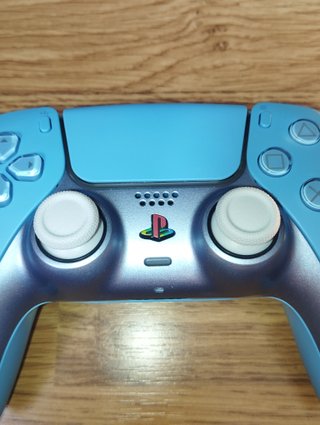 Con MAGNETICOS Mando PS5 Sony Azul Plateado