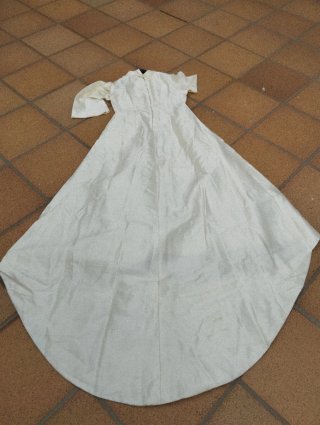 Vestido Novia Vintage Seda Blanco