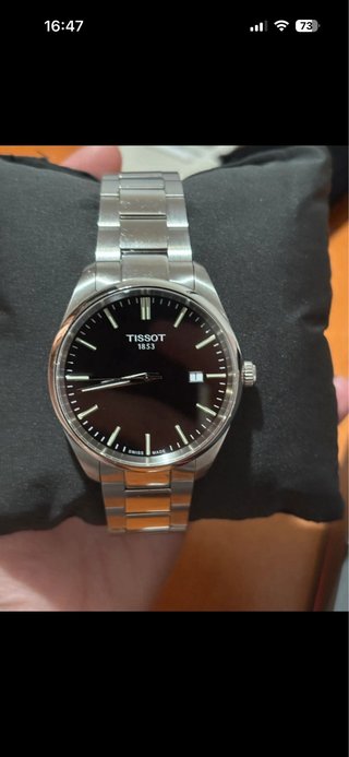 Tissot PR100 Reloj Negro y Plateado